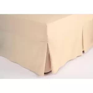Fitted Sheet Valance Single Cream
