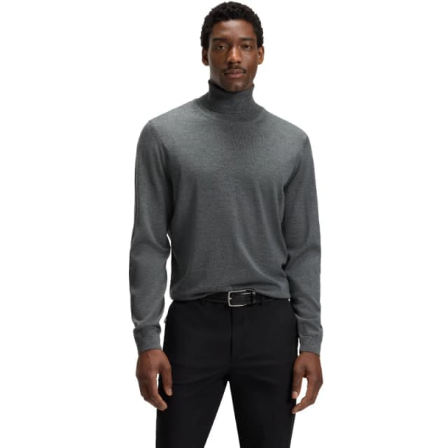 Boss Mens Musso P Crew Sweatshirt Medium Grey male S