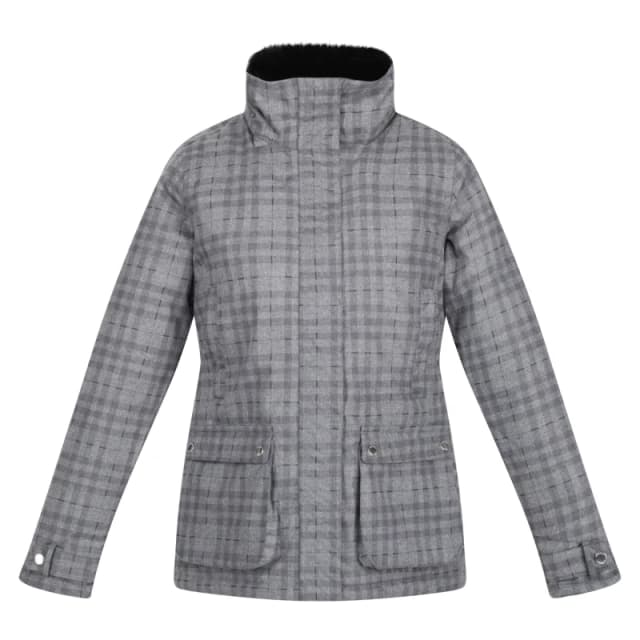 Regatta Leighton Waterproof Jacket Womens - Grey Grey 8