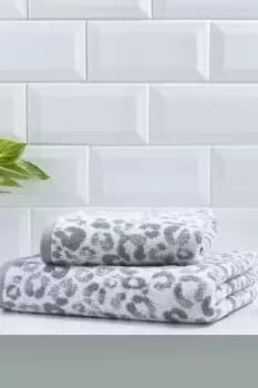 'Animal Print' Heavyweight 100% Cotton Jacquard Towel