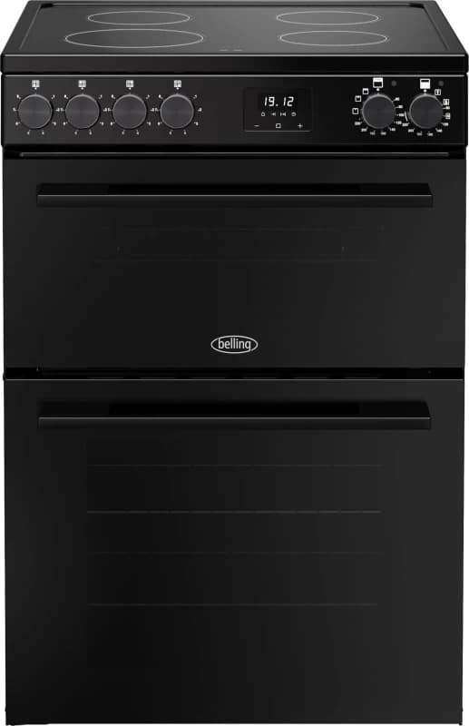 Belling BEL FSA VISION 60EI BLK 60cm Freestanding Induction Cooker 12058 - BLACK BEL FSA VISION 60EI BLK