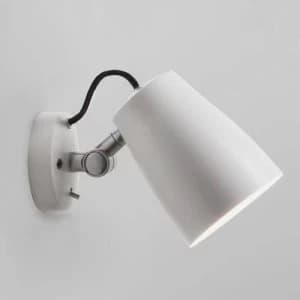 1 Light Indoor Wall Light Matt White, E27