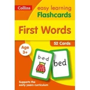 First Words: Easy Learning Flashcards by Collins (2017, Paperback)