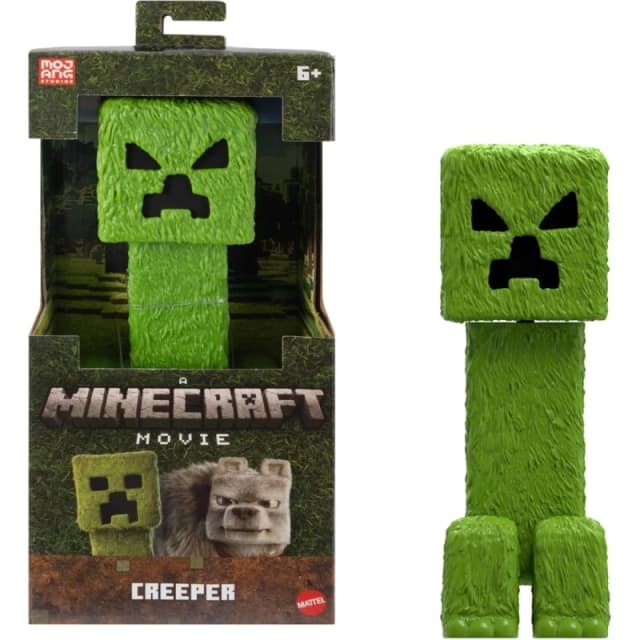 Minecraft Creeper Large-Scale Action Figure, 12-Inch Character Collectible Inspired By The Movie One Colour WDXDC Unisex