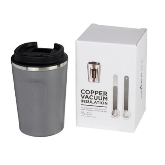 Avenue Avenue Thor 360 ml Leak-Proof Copper Vacuum Tumbler in Grey Grey One Size Unisex 5059444186486