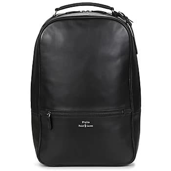 Polo Ralph Lauren BACKPACK SMOOTH LEATHER mens Backpack in Black - Sizes One size