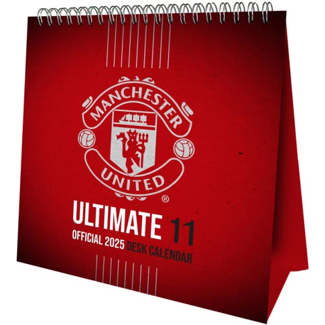 Grange Grange Manchester City Desk Calendar - Red One Size Unisex