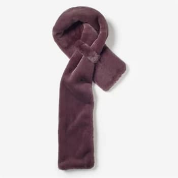 Biba BIBA Faux Fur Scarf - Grey