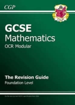 Gcse Maths Ocr a modular Revision Guide - Foundation by Richard Parsons Book