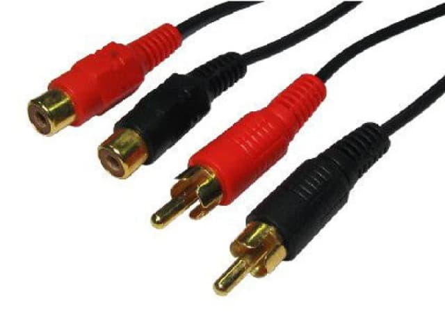 Cables Direct Cables Direct 2RR-305 audio cable 5m 2 x RCA Black, Red 2RR-305