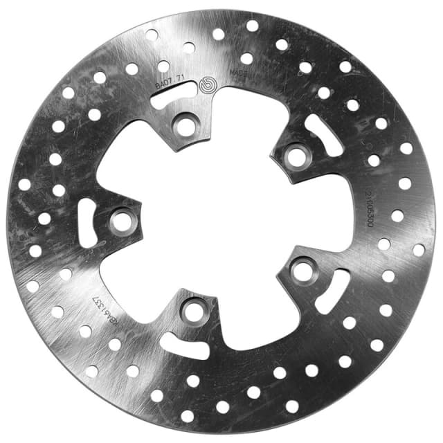 BREMBO 68B40771 Brake disc PRIME - Serie-Oro - Fixed Disc Rear, Perforated Brake Disc (82)
