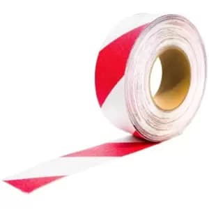 Red/White Grip-foot Anti-slip Tape, 50MMX18.3M