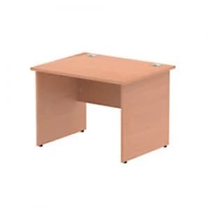 Impulse 1000/800 Rectangle Panel End Leg Desk Beech