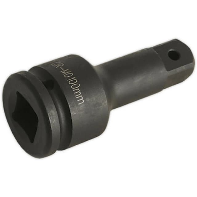 Loops 100mm Steel Impact Extension Bar - 3/4" Sq Drive - Spring-Ball Socket Retainer Metallics