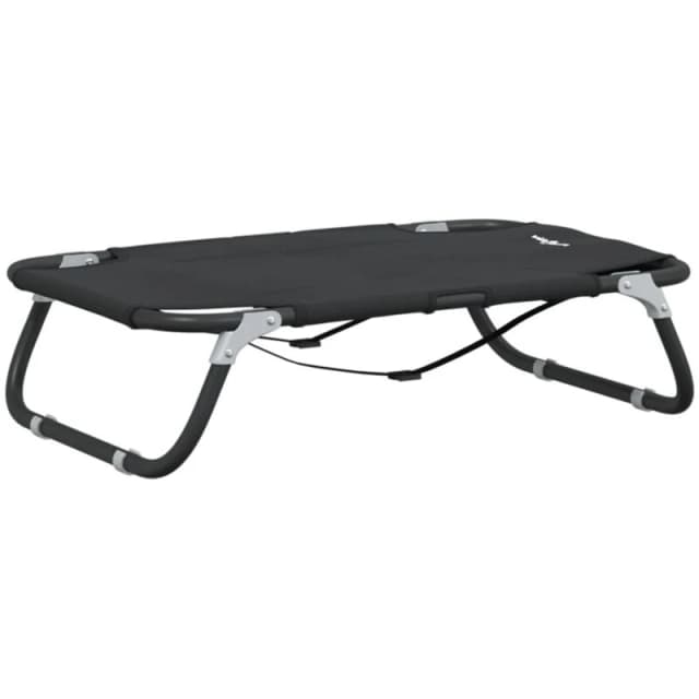 VIDAXL Dog Bed Foldable Anthracite Oxford Fabric and Steel vidaXL 172603