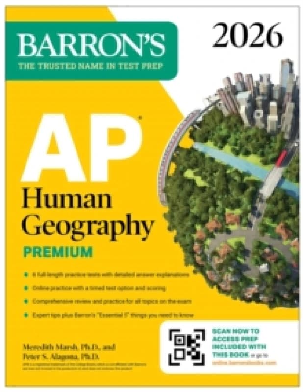 AP Human Geography Premium, 2026: Prep Book with 6 Practice Tests+ Comprehensive Review + Online Practice Paperback / softback