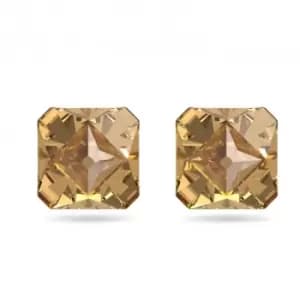 Chroma Yellow Pyramid Cut Stud Earrings 5613680
