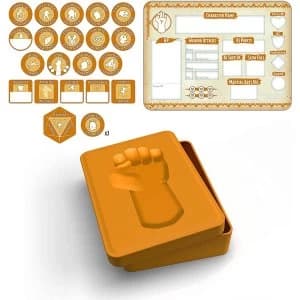D&D Monk Token Set (Player Board & 22 tokens)