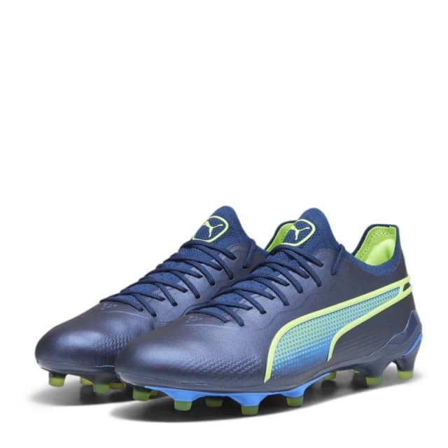 Puma King Ultimate.1 Firm Ground Football Boots Womens - Blue Blue 3