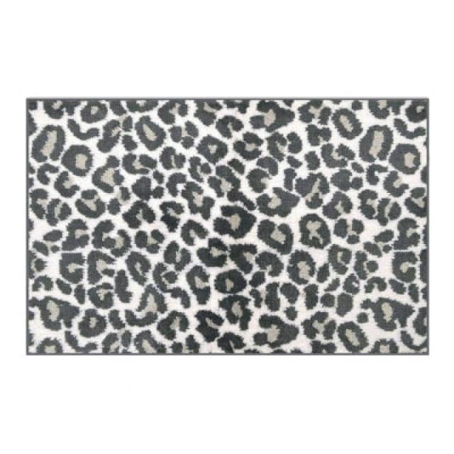 Allure Bath Fashions Leopard Bath Mat Non-Slip - Monochrome