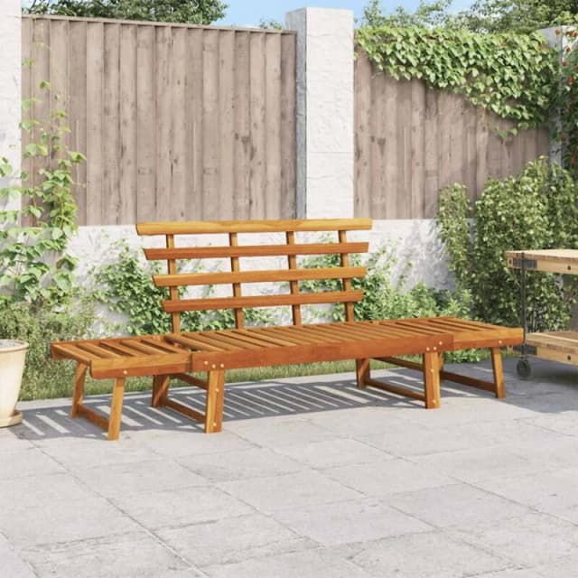 VIDAXL Garden Bench 2-in-1 190cm Solid Acacia Wood vidaXL 8720286543191