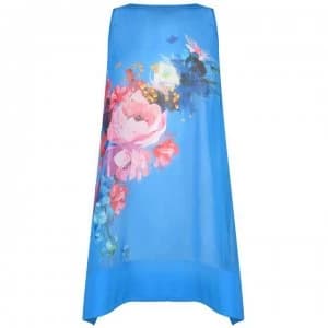 Ted Baker Ted Womens Raspberry Ripple Dress - Blue