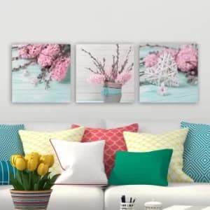 P282554372 Multicolor Decorative Canvas Painting (3 Pieces)