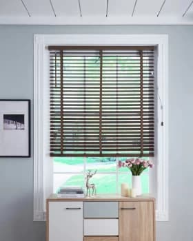Little Black Book 50mm Venetian Blind - W180xL160cm - Walnut