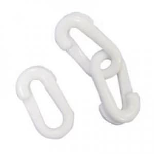 Slingsby VFM White Connecting Links 6mm Joint Pack of 10 360085