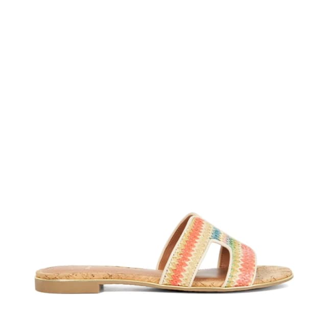 Dune London Womens Ludlows Flat Sandals Multi female 4 (37)