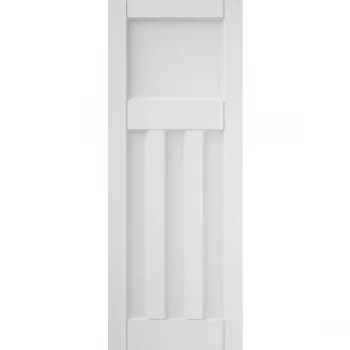 JELD-WEN Curated Deco 3 Panel White Primed Internal Door - 1981mm x 686mm (78 inch x 27 inch)