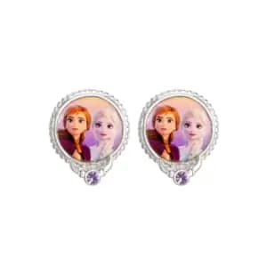 Disney Frozen II Anna & Elsa Silver Plated Earrings