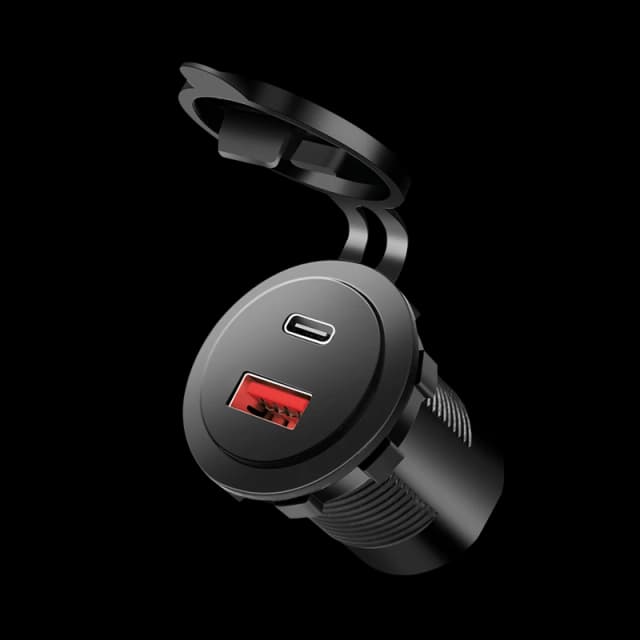 LogiLink USB Built-in Charger. 2port. USB-AF & USB-CF. 60W. w/PD.