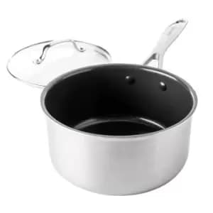 Green Pan Elements Ceramic Non-Stick Saucepan - Silver