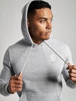 Gym King Basis Overhead Hoodie - Grey Marl
