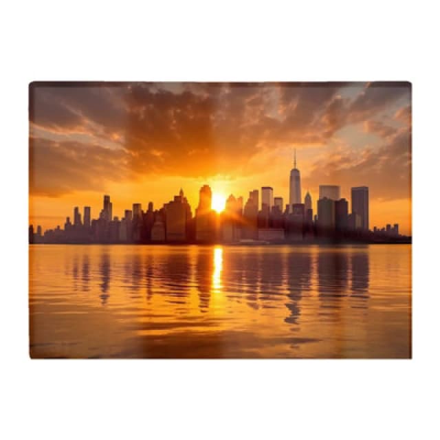 Warren Reed Designer Sunrise In The City Chopping Board