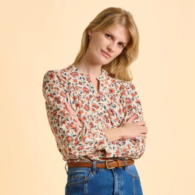 Brakeburn Lindsay Blouse Cream female UK 14