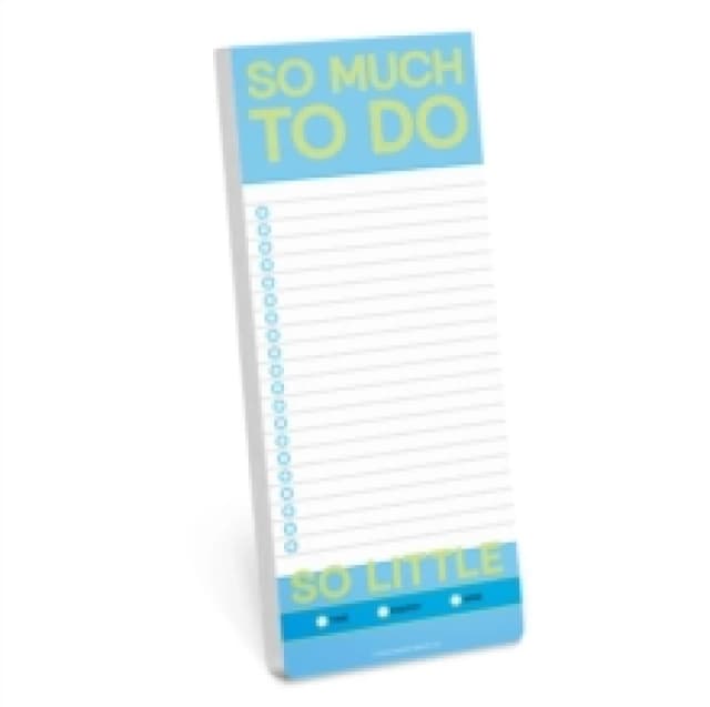 Knock Knock So Much to Do Make-a-List Pad Other printed item