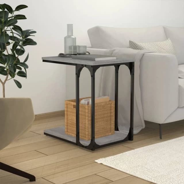 VIDAXL Side Table Grey Sonoma 50x35x52cm Engineered Wood Vidaxl 8720845718459