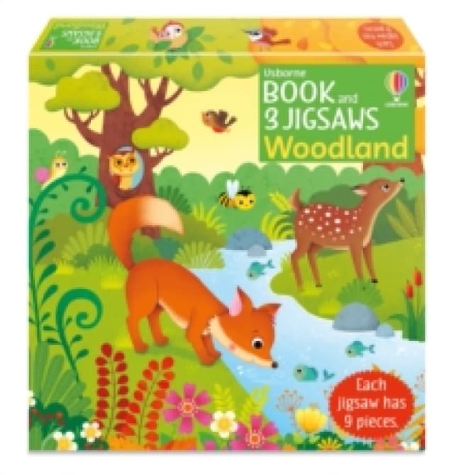Usborne Book and 3 Jigsaws: Woodland Paperback / softback