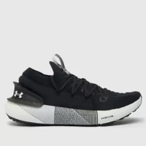 Under Armour Black & White Hovr Phantom 3 Trainers