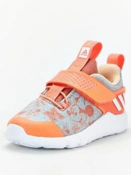 adidas RapidaFlex Minnie Infant Trainer - Orange, Size 8
