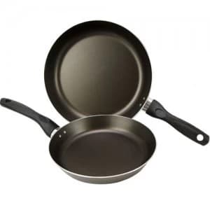 Pargat 2 Piece Aluminium Frypan Set - 24/28cm