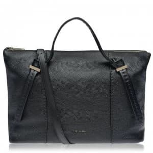 Ted Baker Ted Oellie Soft Leather Tote Bag - BLACK