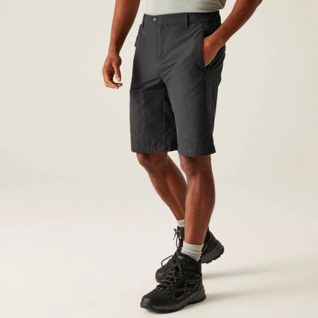 Regatta Mens 'Highton' Long Walking Shorts in Grey Size: 32 Grey Male 32