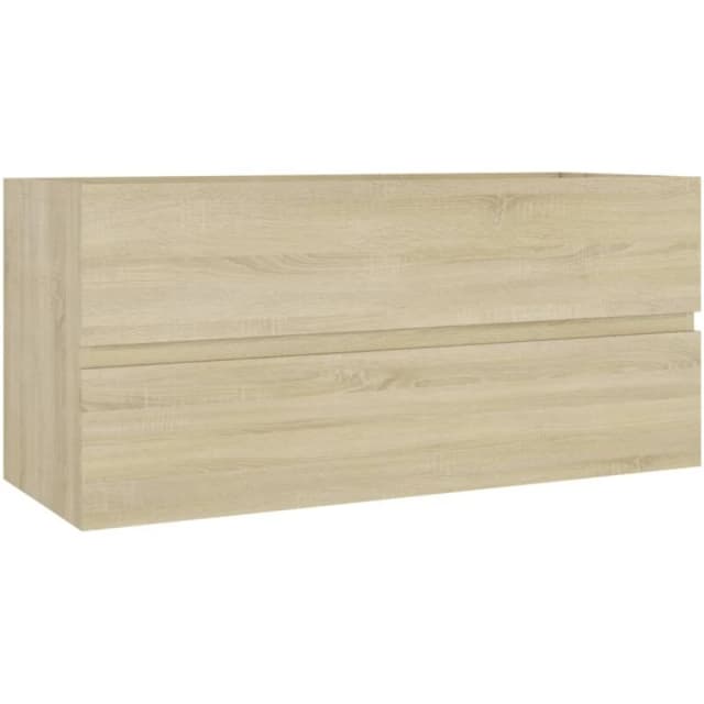 VIDAXL Sink Cabinet Sonoma Oak 100x38.5x45cm Engineered Wood Vidaxl 8720286220870