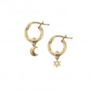 Gold Wisdom & Guidance Small Hoop Earrings GEH31814037