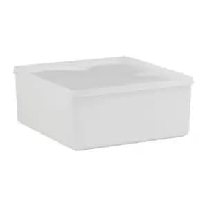 Boite 3200ml avec couvercle cloche rectangulaire nature L208xl208xH94mm HUNERS