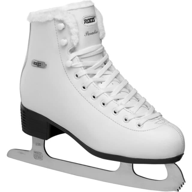Roces Womens Paradise Fur Classic Ice Skates White female 3.5 (36.5)