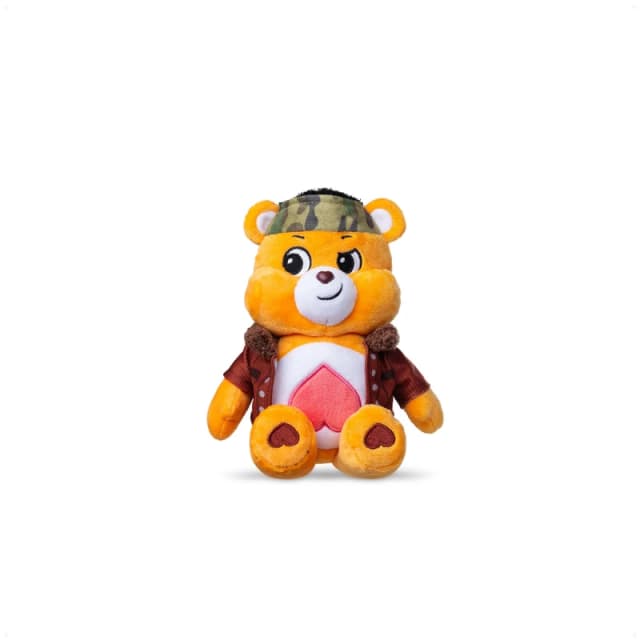 Basic Fun Care Bears x Stranger Things Tenderheart Bear as Lucas - 22cm Fun Size Plush - Limited Edition Collectible - Gift for Stranger Things Fans